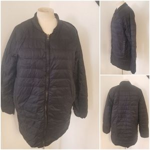 Athleta Sz M Reversawarm Down Coat Jacket
